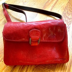 Jack George adjustable leather fanny pack.